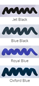 Diamine ink colour patches