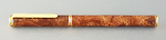 Paxton Ballpoint Pen in Gold and Burr Elm